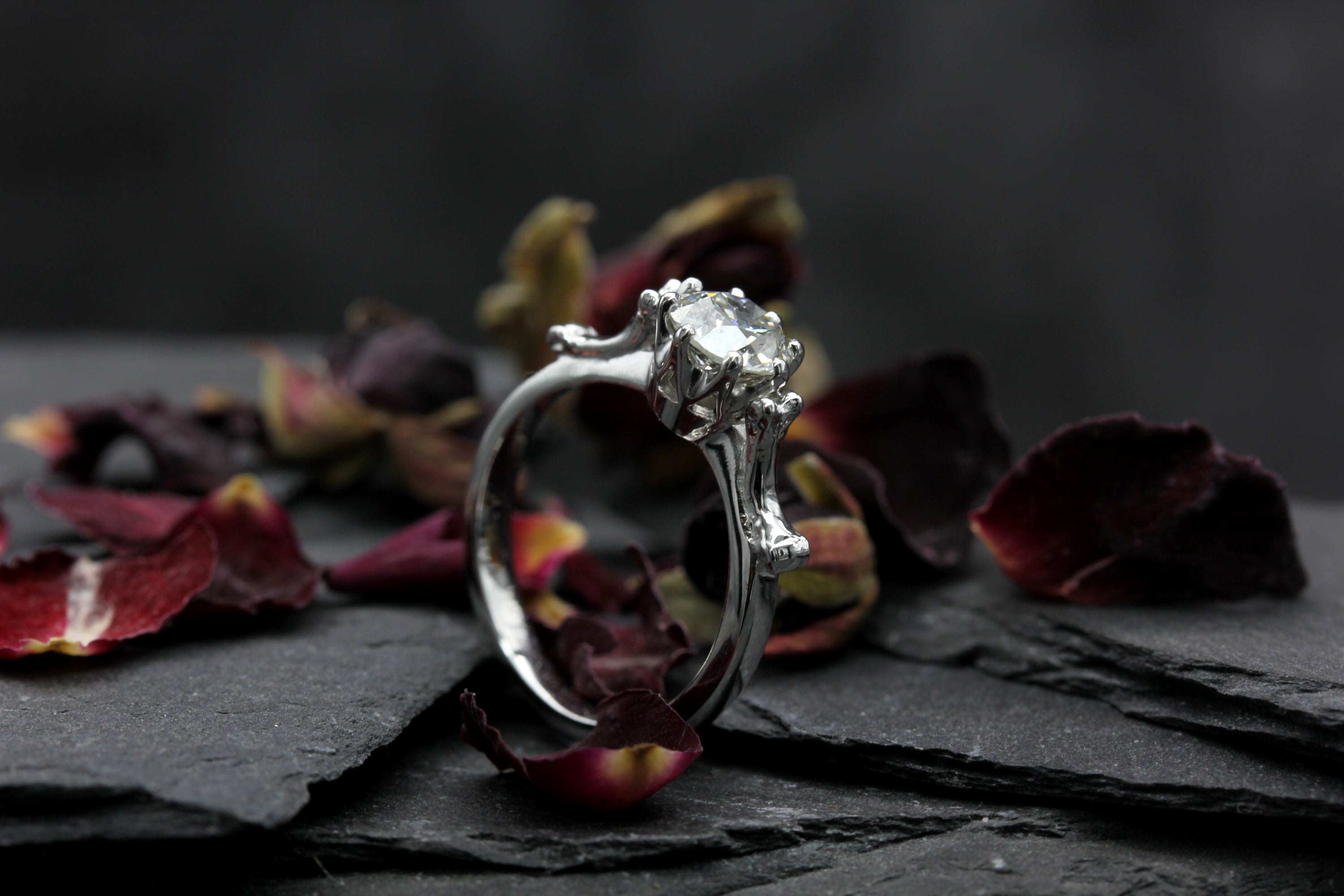 Gothic Gold Engagement Rings | 9ct & 18ct Gold Engagement Rings