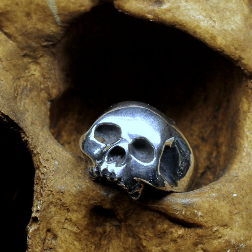 Gothic Silver Skull Ring