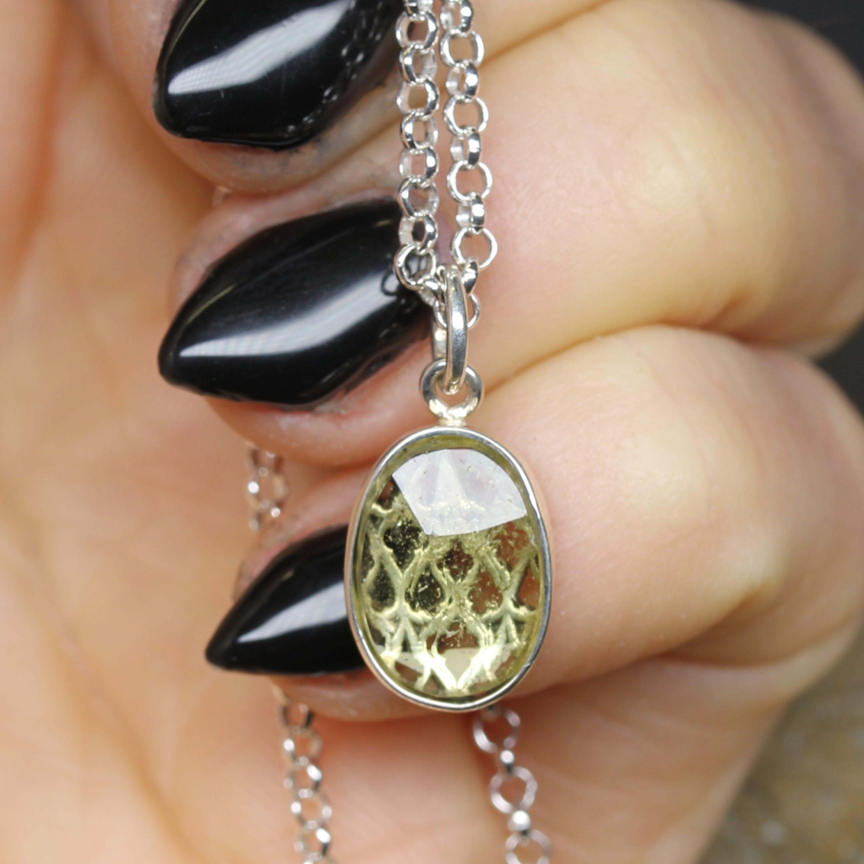 Yellow Gothic Necklace