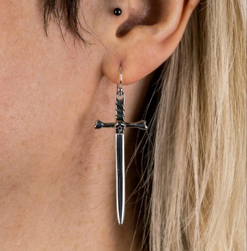 Gothic Sword Earrings