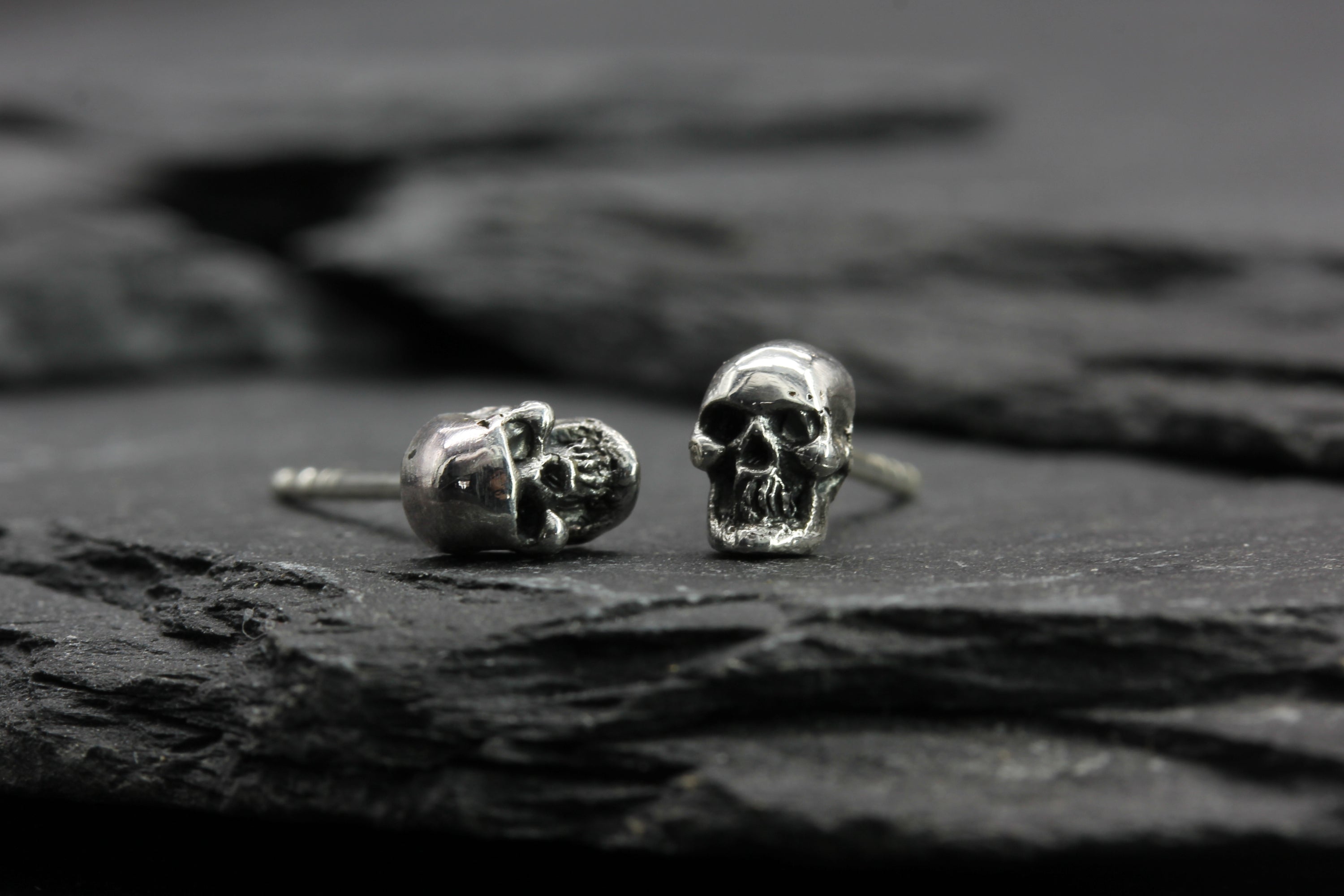 Gothic Silver Earrings - Shop Online
