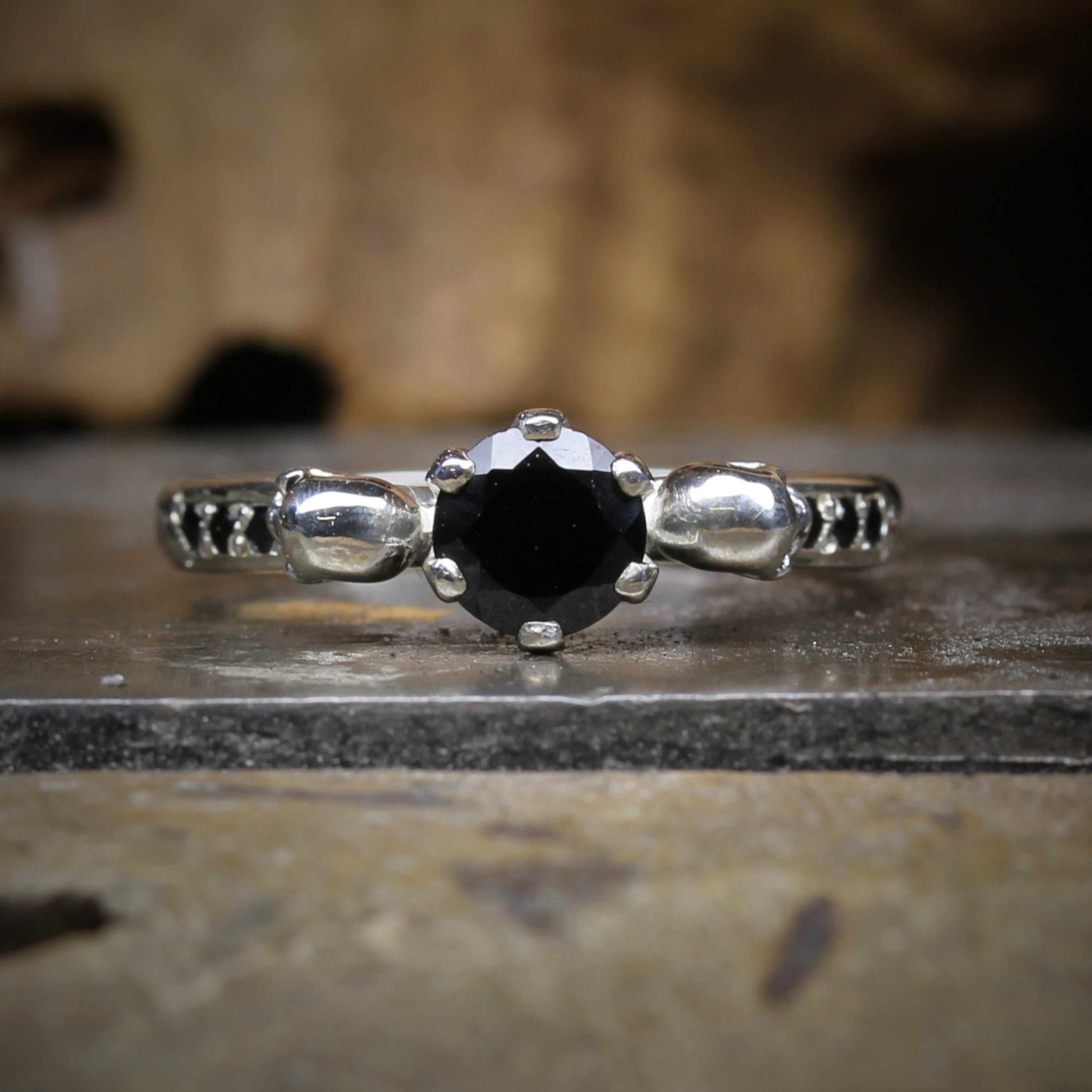 Skull Engagement Ring