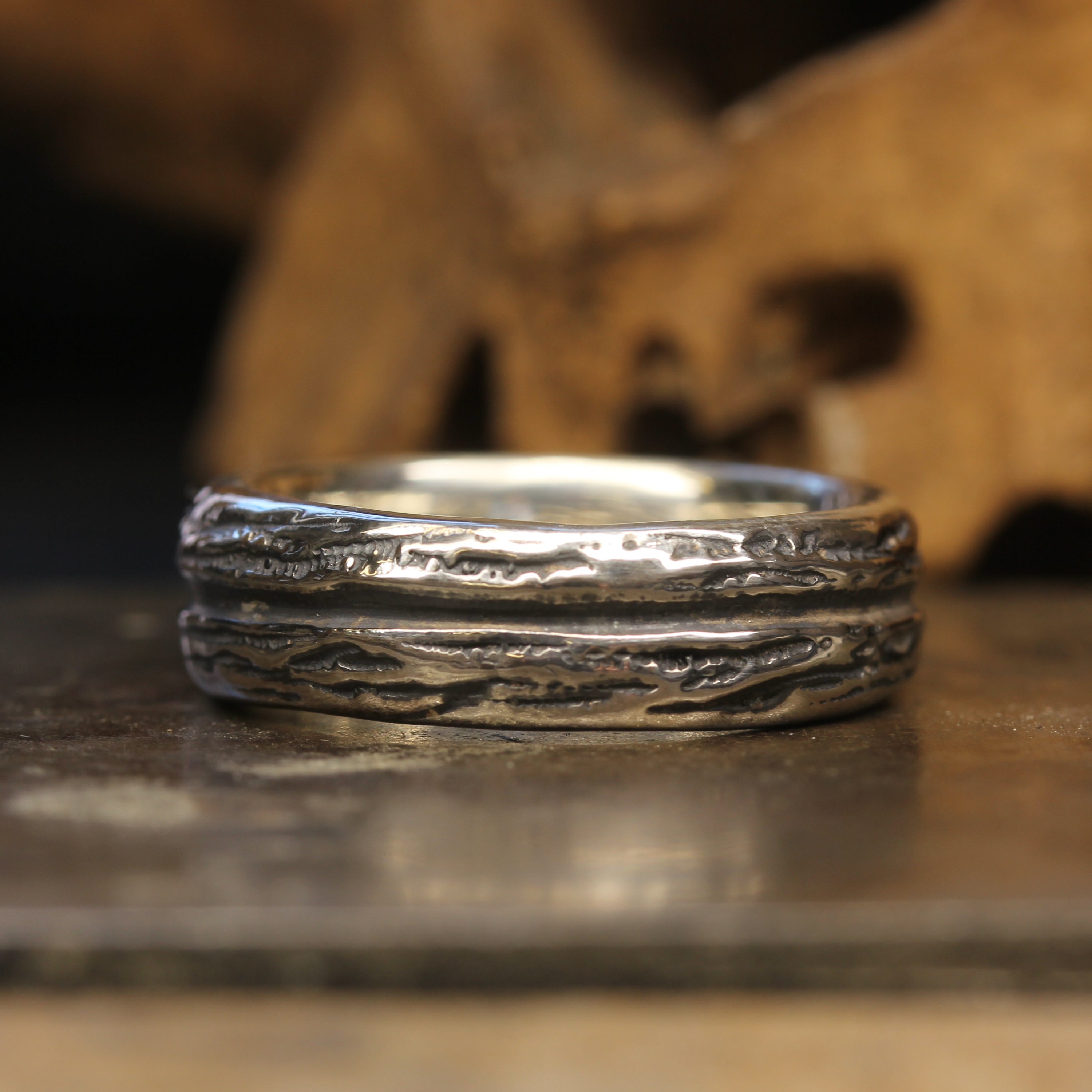 Gothic Men's Wedding Ring