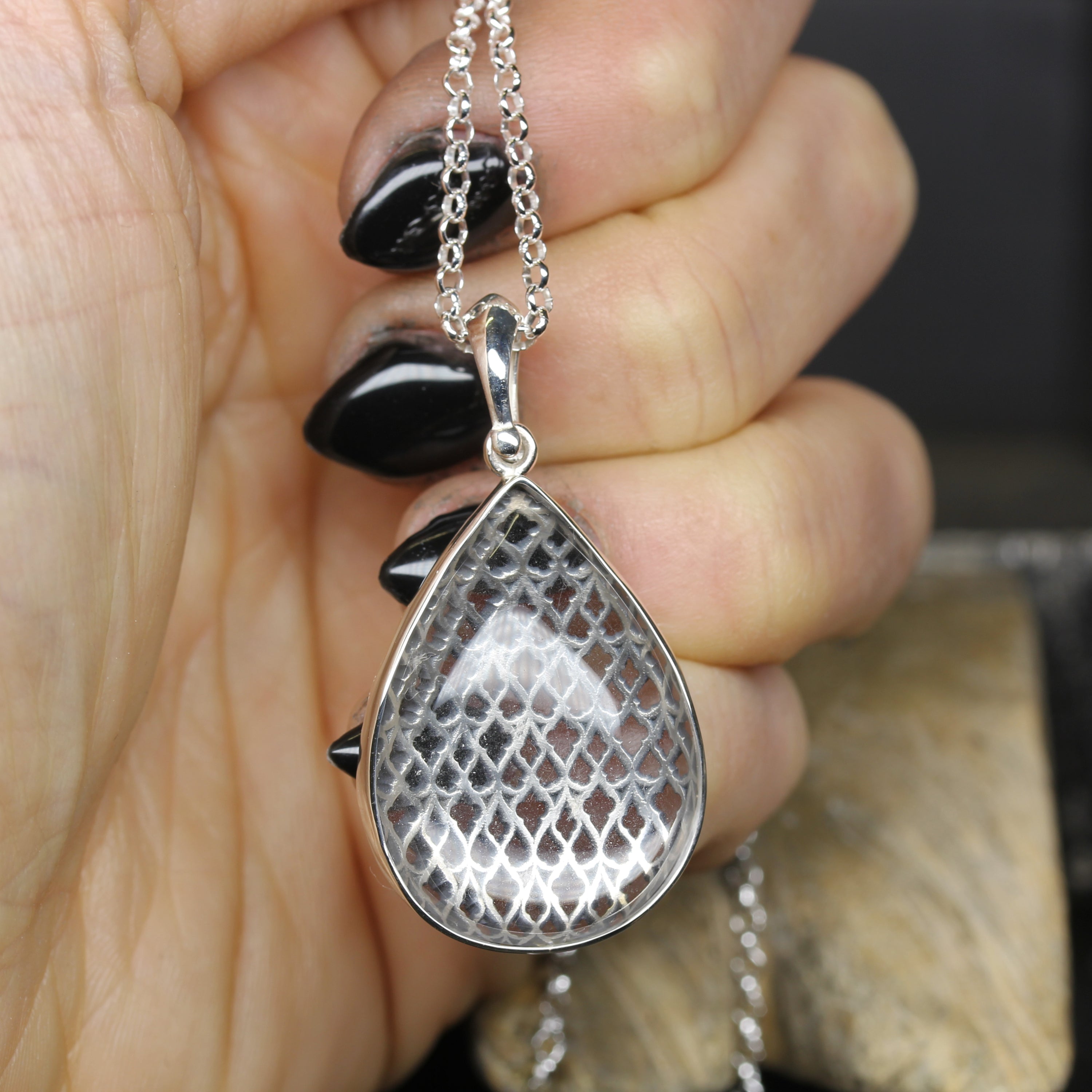 Gothic Silver Necklace