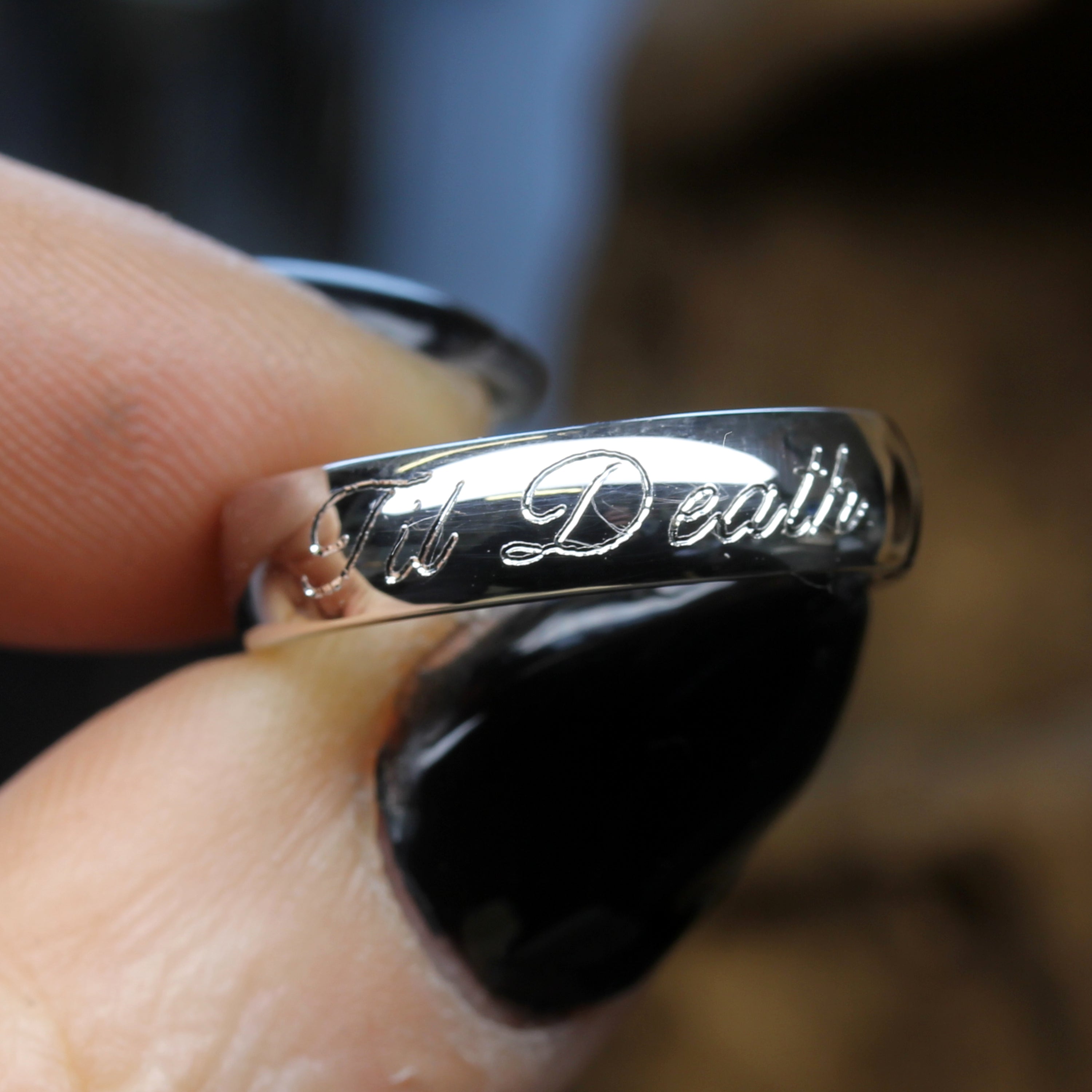 Men's Til Death Ring Silver