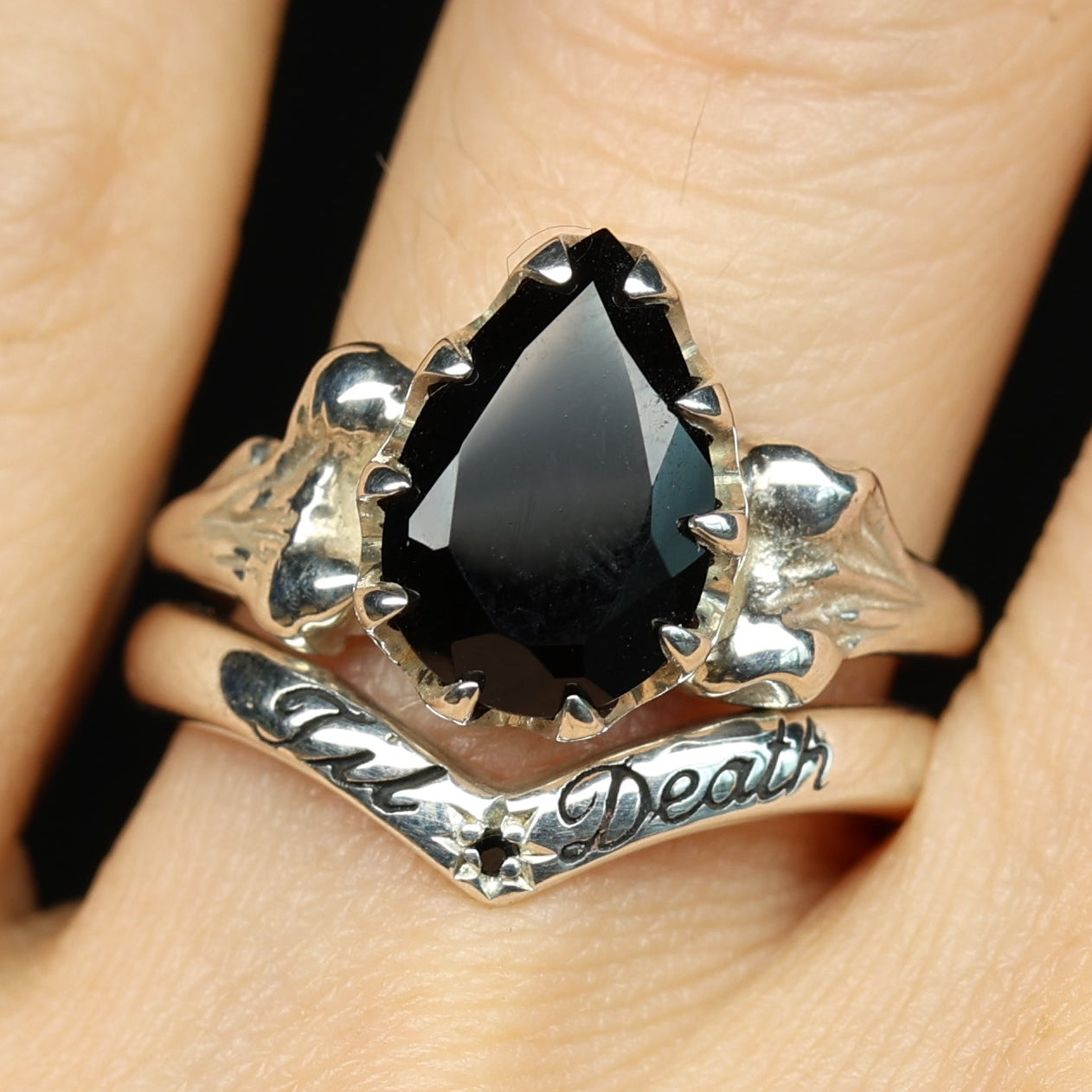 Gothic Bone Engagement Ring