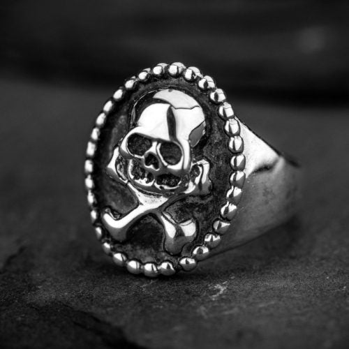 Stainless Steel Skull Ring – Shiels Jewellers
