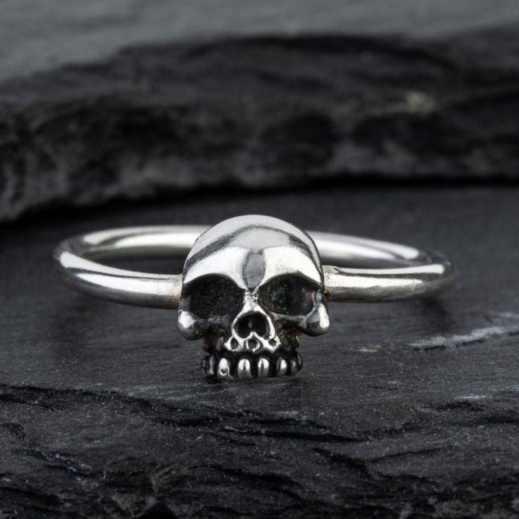 Pomade Slick Back Skull Jawless Ring, Handmade Silver Skull Ring,  Rockabilly Rebel Ring, Punk Rock Gift, Biker Jewelry, Biker Gift, Rat Fink  - Etsy Israel