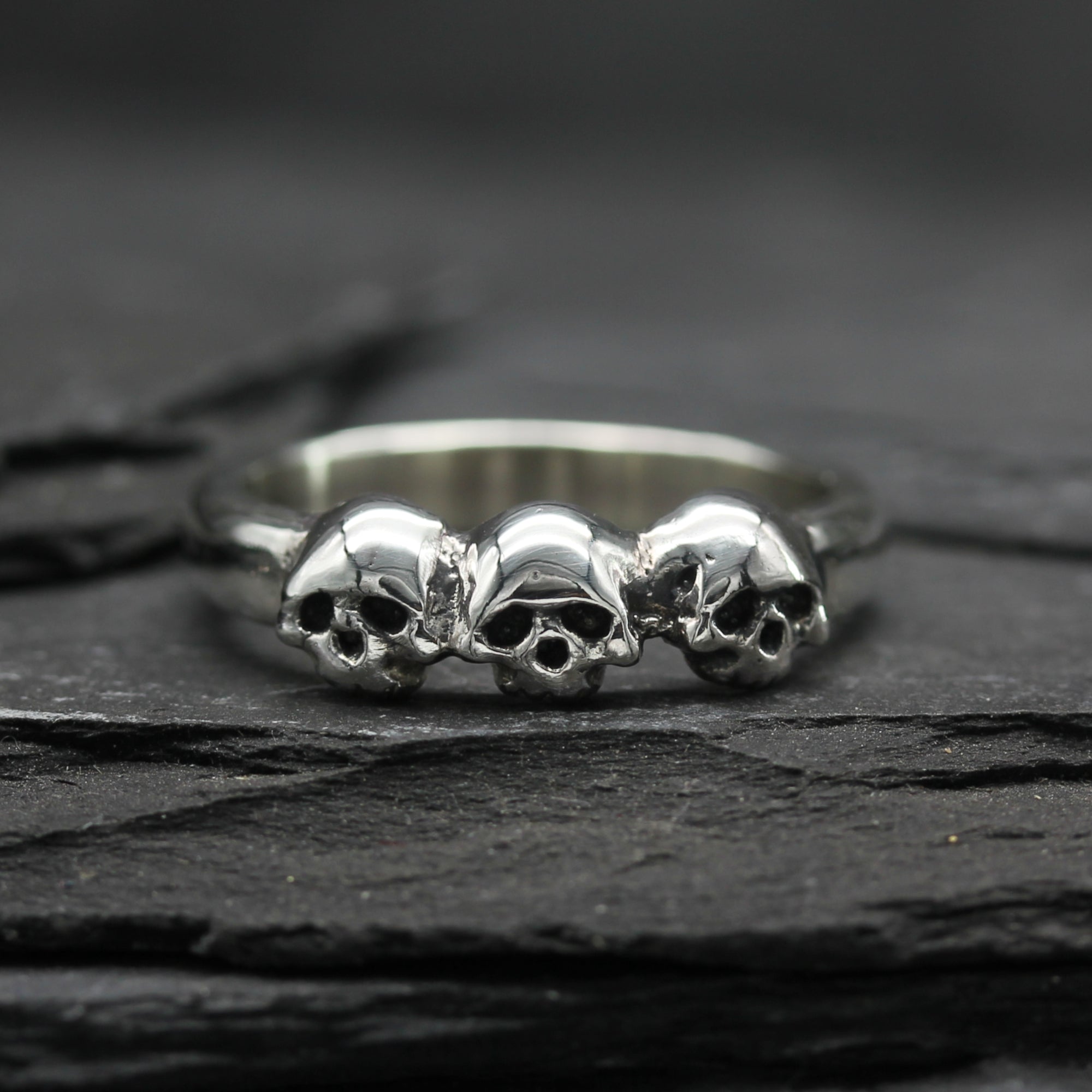 Silver Skull Ring